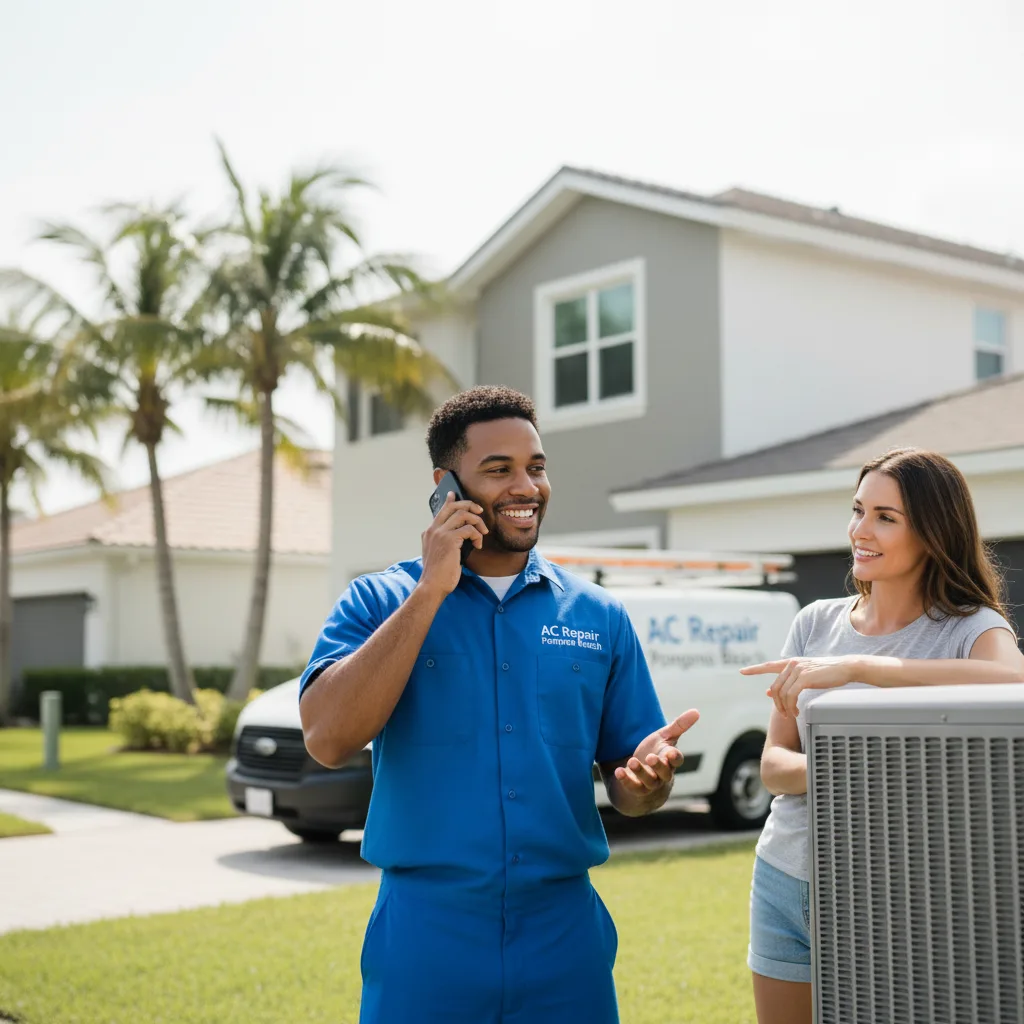AC Repair Pompano Beach customer support in Boardman